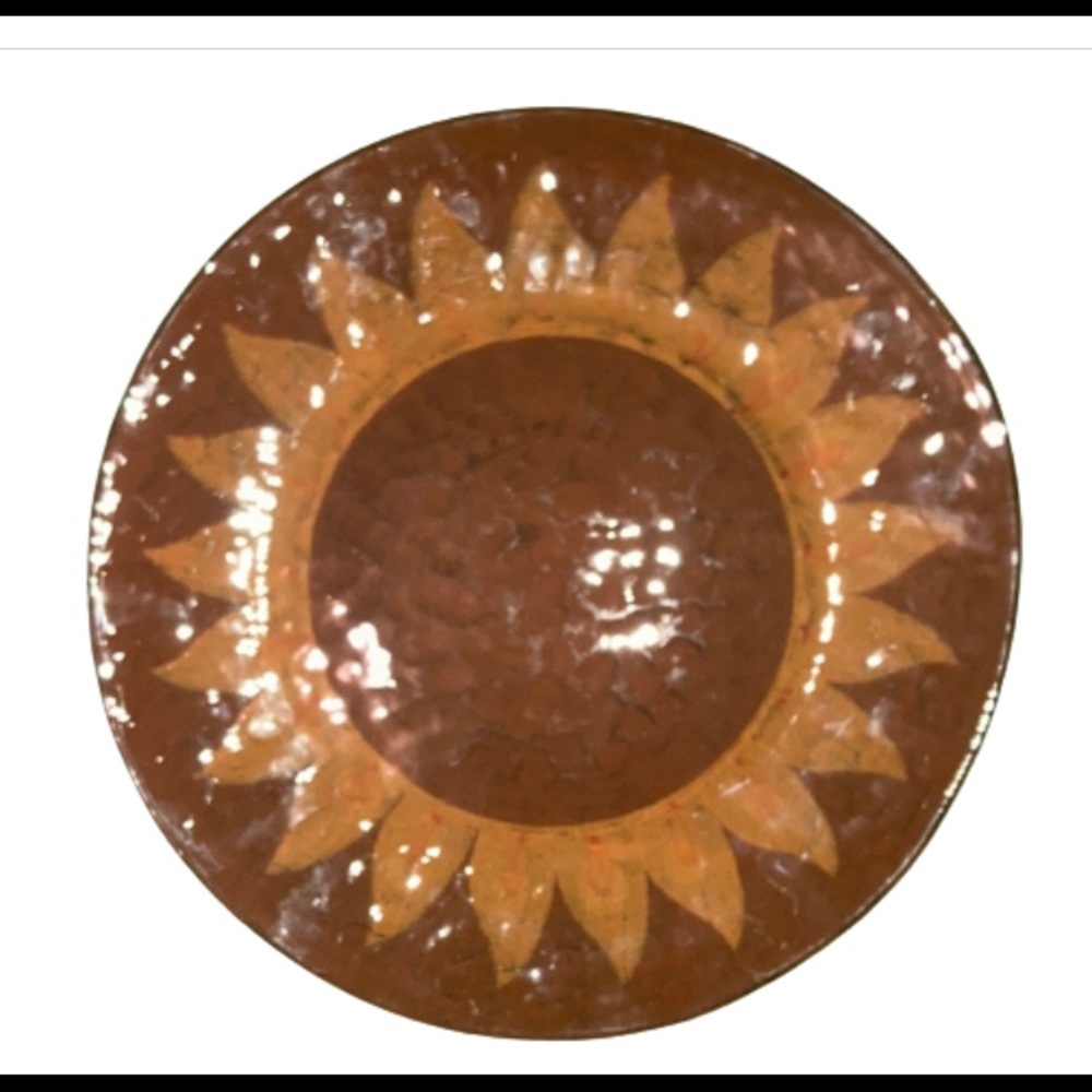 TABULARASA SUNFLOWER PLATTER 14 inches